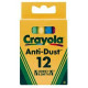 Crayola 12 Kaļķa krītiņi krāsaini