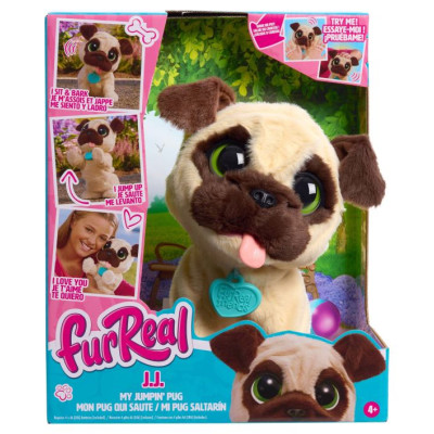 Furreal JJ My Jumping Pug Interaktīvā rotaļlieta