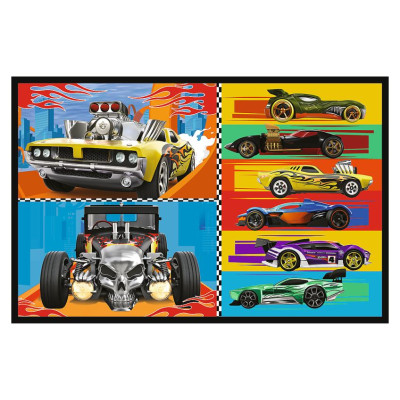 Trefl HOT WHEELS Pužļu komplekts Rotaļu automa&scaron;īnas, 2x70 gab., 2 x 70 gab.