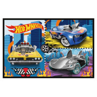 Trefl HOT WHEELS Pužļu komplekts Rotaļu automašīnas, 2x70 gab., 2 x 70 gab.