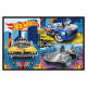 Trefl HOT WHEELS Pužļu komplekts Rotaļu automašīnas, 2x70 gab., 2 x 70 gab.