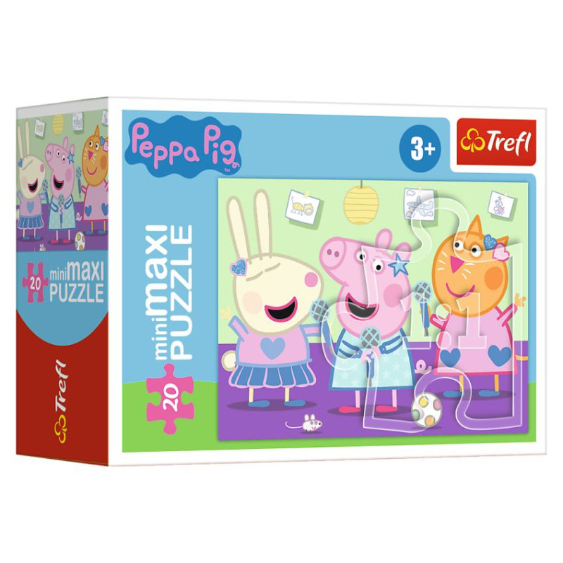 Trefl PEPPA PIG Mini Maxi puzle &bdquo;Cūciņa Peppa", 20 gab.