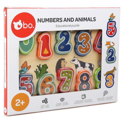 BO. Izglītojo&scaron;a puzle "Skaitļi un dzīvnieki"