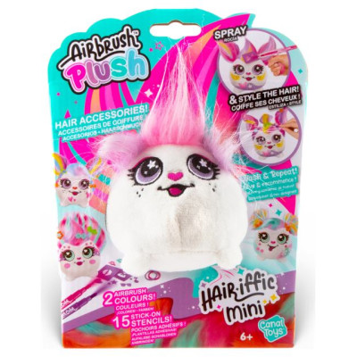 Airbrush Hair&acute;iffic mīkstā rotaļlieta ar Airbrush Mini