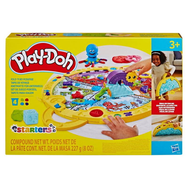 Play-Doh Rotaļu komplekts Salokāms un ērti pārnēsājams rotaļu paklājiņ&scaron;