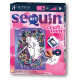 Kitfix Amatniecības komplekts Sequin Art Craft Teen spīdumiņu māksla, Vienradzis