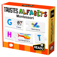 Headu Montessori Taustes alfabēts (latviešu val.)