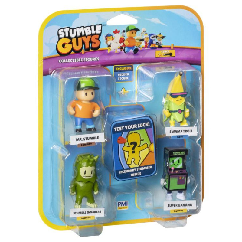 Stumble Guys Figūriņas, 5 gab., 6 cm