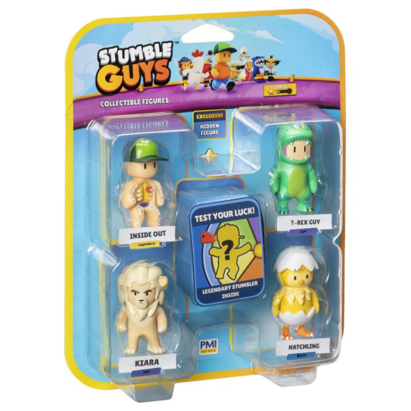 Stumble Guys Figūriņas, 5 gab., 6 cm