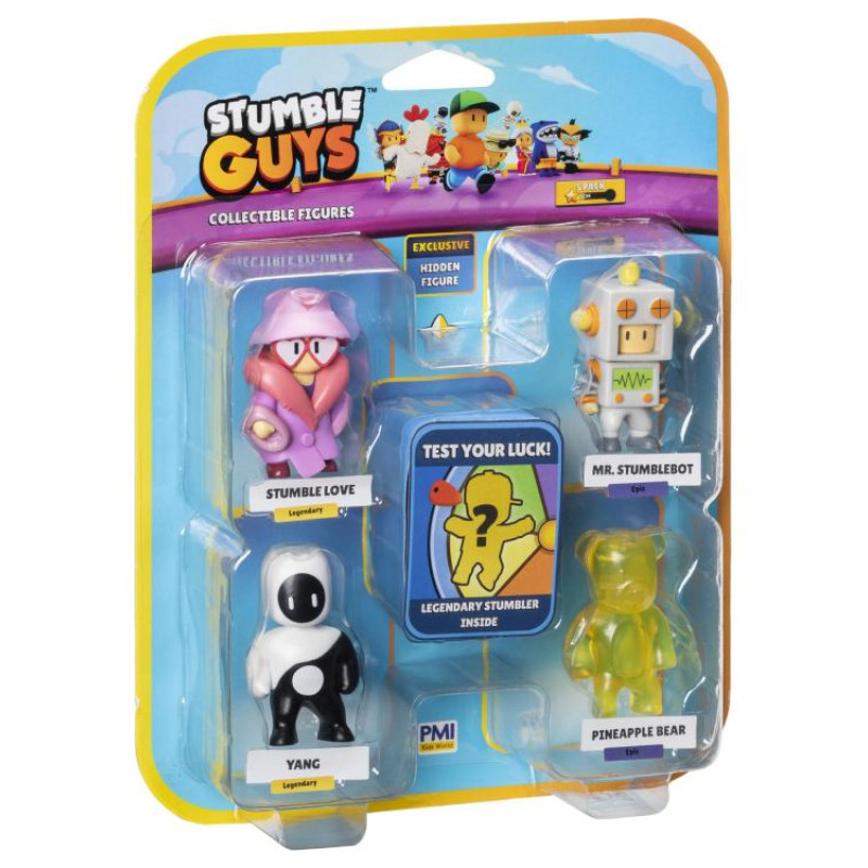 Stumble Guys Figūriņas, 5 gab., 6 cm