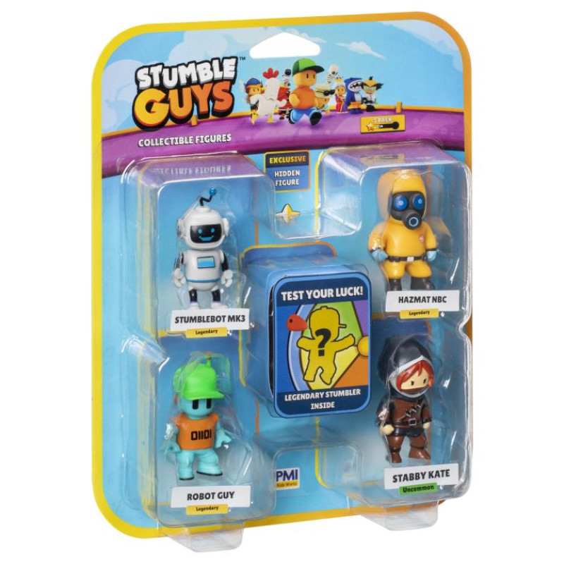 Stumble Guys Figūriņas, 5 gab., 6 cm