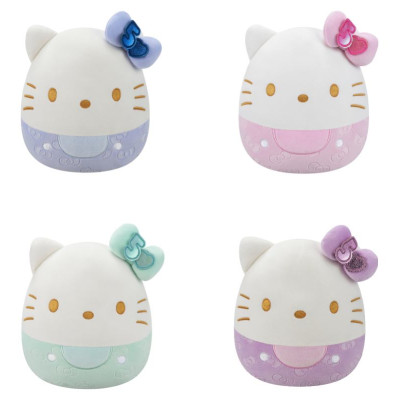 Squishmallows HELLO KITTY W21 Plī&scaron;a rotaļlieta Embossed Bows, 20 cm