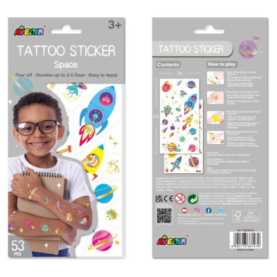 Avenir Tetovējumu uzlīmes: Kosmoss