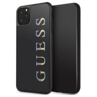Guess GUHCN65LGMLBK iPhone 11 Pro Max black/black hard case Glitter Logo