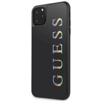 Guess GUHCN65LGMLBK iPhone 11 Pro Max black/black hard case Glitter Logo