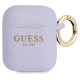 Guess GUA2SGGEU AirPods cover purple/purple Silicone Glitter