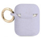 Guess GUA2SGGEU AirPods cover purple/purple Silicone Glitter