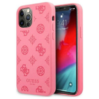 Guess GUHCP12LLSPEFU iPhone 12 Pro Max 6.7" fuchsia/fuchsia hard case Peony Collection