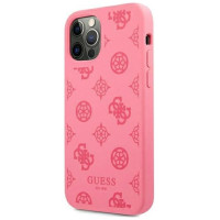 Guess GUHCP12LLSPEFU iPhone 12 Pro Max 6.7" fuchsia/fuchsia hard case Peony Collection