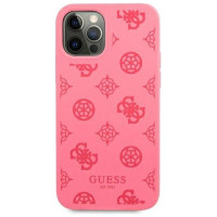 Guess GUHCP12LLSPEFU iPhone 12 Pro Max 6.7" fuchsia/fuchsia hard case Peony Collection