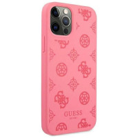 Guess GUHCP12LLSPEFU iPhone 12 Pro Max 6.7" fuchsia/fuchsia hard case Peony Collection