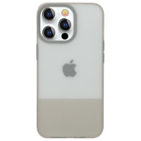 Kingxbar Plain Series case cover for iPhone 13 Pro Max silicone case gray