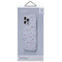 Uniq Coehl Terrazzo case for iPhone 13 Pro Max - white