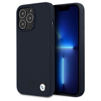 BMW Silicone Signature Case for iPhone 13 Pro Max 6.7" - Navy Blue
