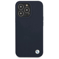 BMW Silicone Signature Case for iPhone 13 Pro Max 6.7" - Navy Blue