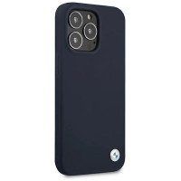 BMW Silicone Signature Case for iPhone 13 Pro Max 6.7" - Navy Blue