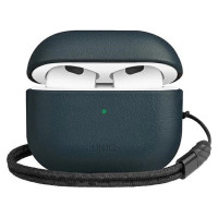 Uniq Terra Genuine Leather case for AirPods 3 - blue