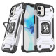 Wozinsky Ring Armor case for iPhone 14 armored cover magnetic holder ring silver