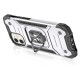 Wozinsky Ring Armor case for iPhone 14 armored cover magnetic holder ring silver