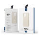 Dux Ducis Roma leather case for iPhone 13 Pro Max elegant genuine leather case white