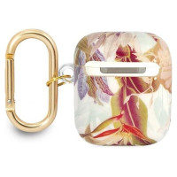 Guess GUA2HHFLU AirPods cover purple/purple Flower Strap Collection