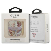 Guess GUA2HHFLU AirPods cover purple/purple Flower Strap Collection