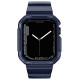 Kingxbar CYF106 2in1 armored case for Apple Watch SE, 9, 8, 7, 6, 5, 4, 3, 2, 1 (41, 40, 38 mm) with strap blue