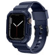 Kingxbar CYF106 2in1 armored case for Apple Watch SE, 9, 8, 7, 6, 5, 4, 3, 2, 1 (41, 40, 38 mm) with strap blue