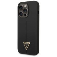 Guess GUHCP14LSLTGK iPhone 14 Pro 6.1" black/black hardcase Silicone Triangle