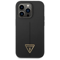 Guess GUHCP14LSLTGK iPhone 14 Pro 6.1" black/black hardcase Silicone Triangle