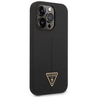 Guess GUHCP14LSLTGK iPhone 14 Pro 6.1" black/black hardcase Silicone Triangle