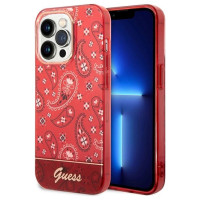 Guess GUHCP14XHGBNHR iPhone 14 Pro Max 6.7" red/red hardcase Bandana Paisley