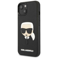 Karl Lagerfeld KLHCP14MKH3DBK iPhone 14 Plus 6.7 "black / black hardcase 3D Rubber Karl's Head