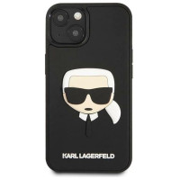 Karl Lagerfeld KLHCP14MKH3DBK iPhone 14 Plus 6.7 "black / black hardcase 3D Rubber Karl's Head