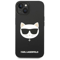 Karl Lagerfeld KLHMP14MSLCHBK iPhone 14 Plus 6.7 "hardcase black / black Silicone Choupette Head Magsafe