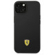 Ferrari FEHMSIP14SBK iPhone 14 6.1" black/black hardcase Silicone Metal Logo Magsafe