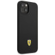 Ferrari FEHMSIP14SBK iPhone 14 6.1" black/black hardcase Silicone Metal Logo Magsafe