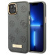 Guess GUHMP13MSAPSTG iPhone 13 6.1" grey/grey hardcase Peony Logo Plate MagSafe