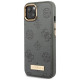 Guess GUHMP13MSAPSTG iPhone 13 6.1" grey/grey hardcase Peony Logo Plate MagSafe