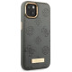 Guess GUHMP13MSAPSTG iPhone 13 6.1" grey/grey hardcase Peony Logo Plate MagSafe